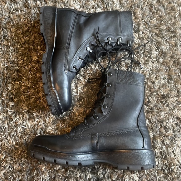 Belleville Military Steel Toe Leather Boots Vibram sole Mens 8.5M - Picture 5 of 9